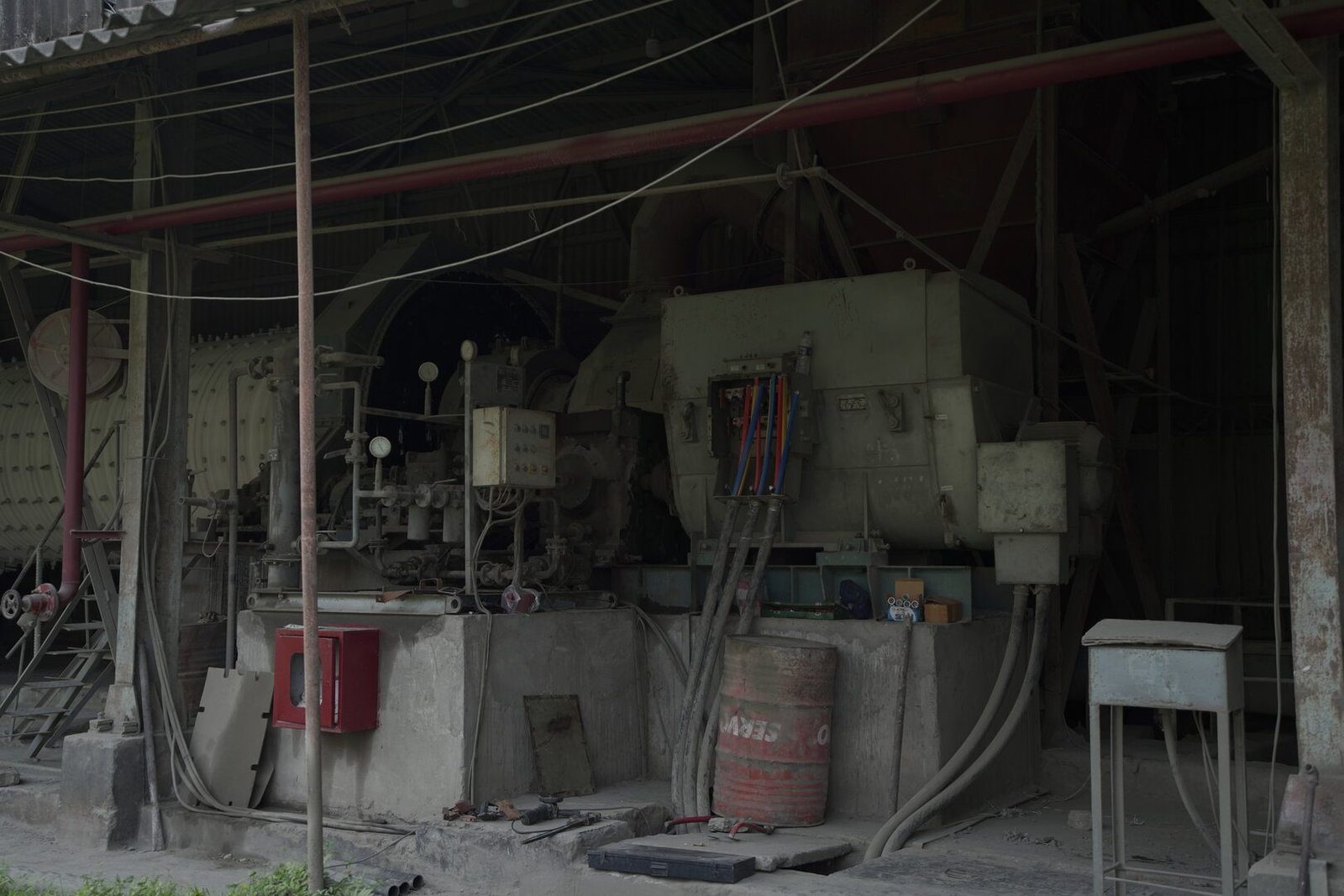 Ball Mill Main Drive Motor & Gearbox Assembly